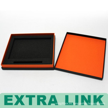 Caja de regalo de alta calidad de la cartulina del papel de lujo del parte movible de la inserción del EVA para el cuaderno y la pluma